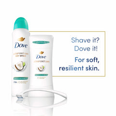 Dove dry spray nozzle closeup for quick‑dry application and easy use