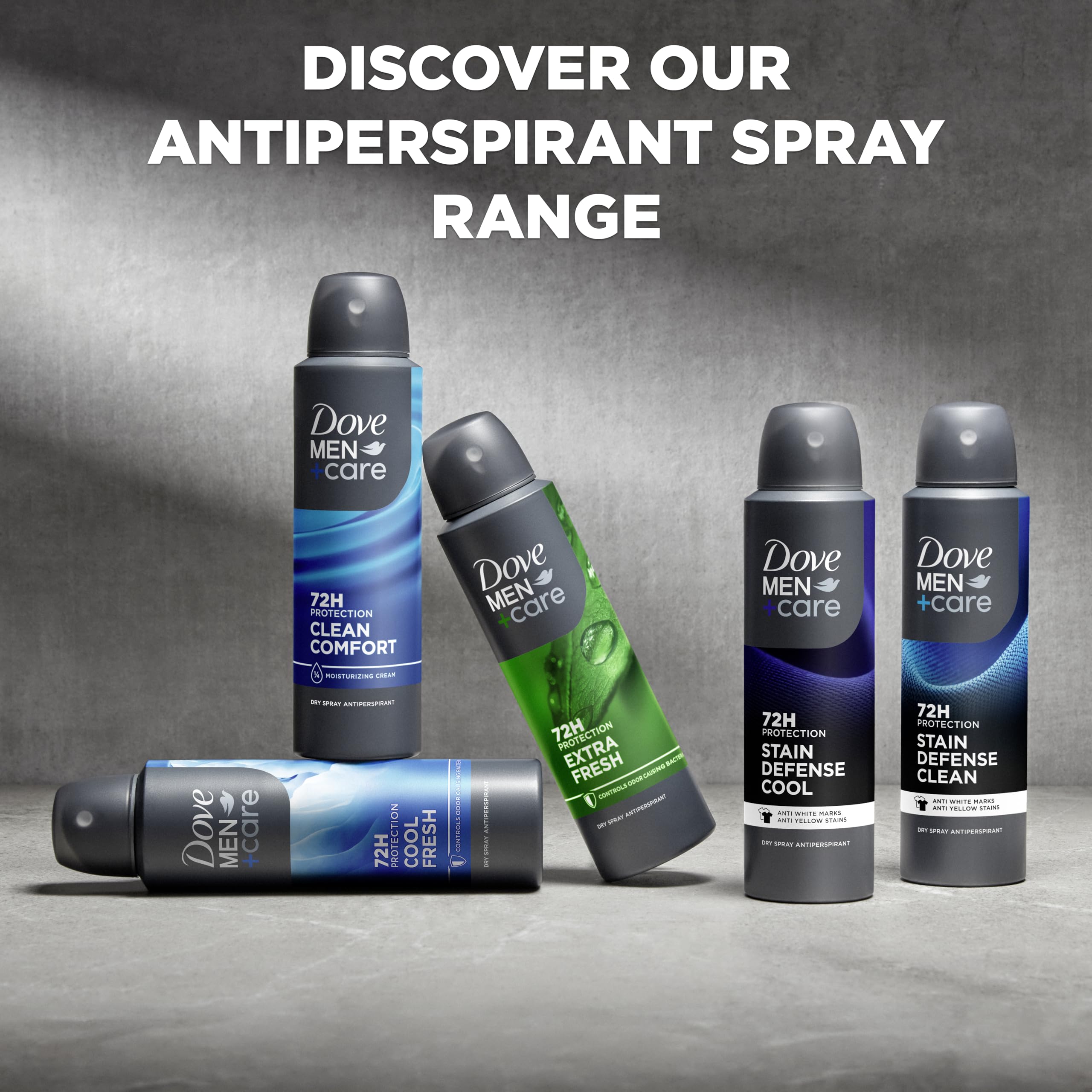 Dove Men+Care aluminum can detail highlighting recyclable packaging benefit