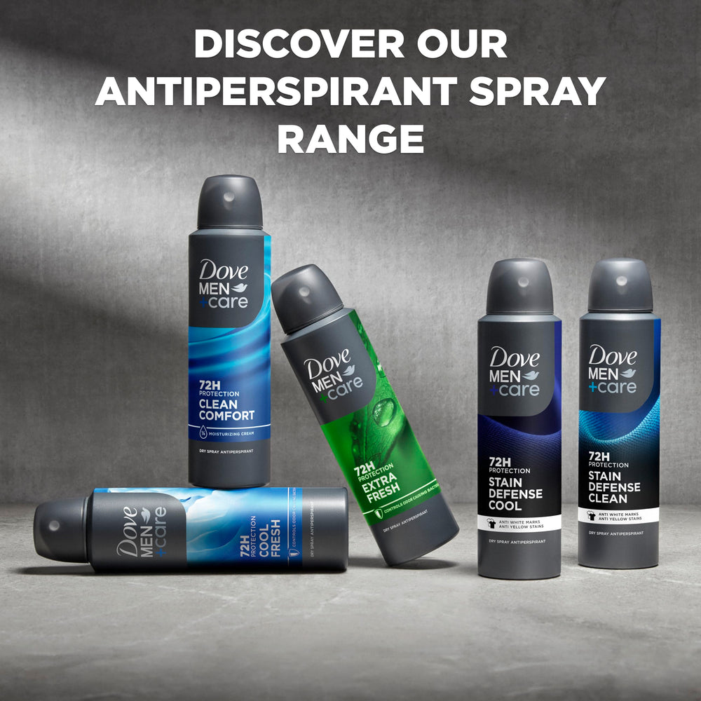 Dove Men+Care aluminum can detail highlighting recyclable packaging benefit