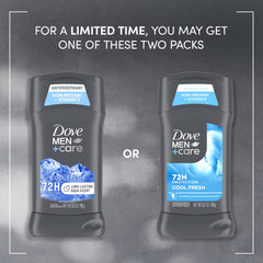 Dove Men+Care deodorant solid texture close-up highlighting creamy finish