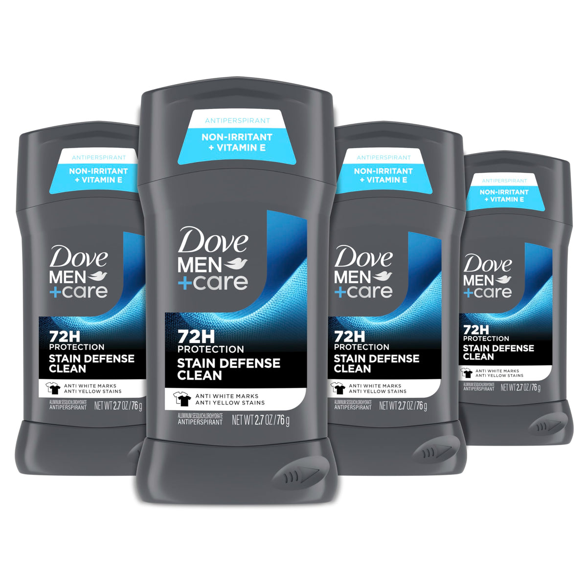 Dove Men+Care front packaging showing product name and benefits