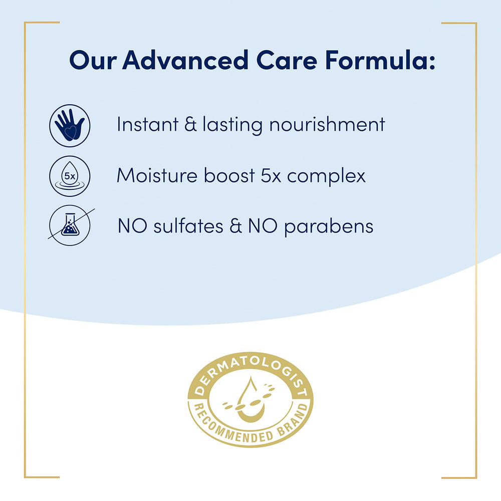 Dove pump in use on hands showing gentle cleansing benefit