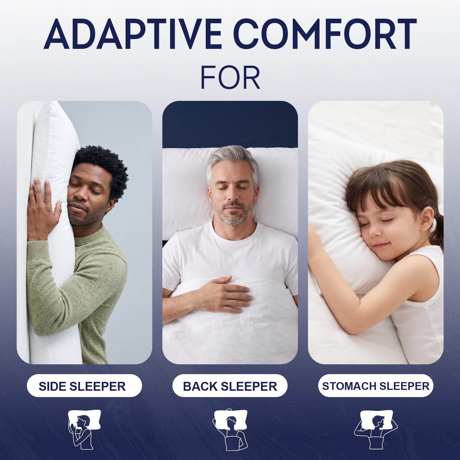 DOWNCOOL styled on bed in bedroom setting for restful aesthetic benefit