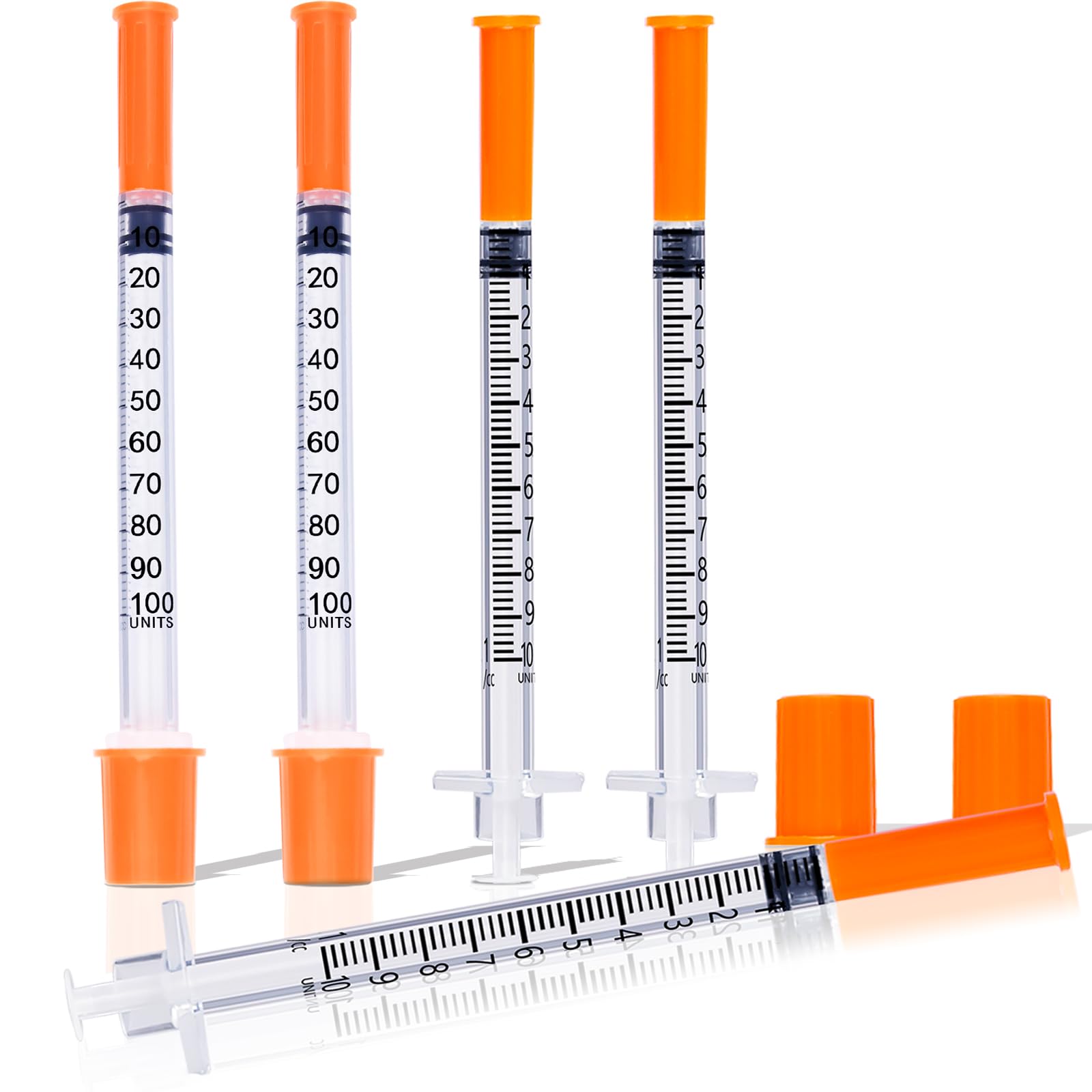 DPEI XUAN front packaging showing pack of 100 syringes and safety seals