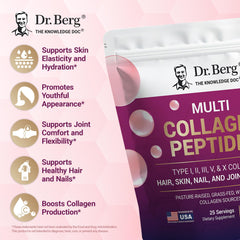Dr. Berg powder texture close-up showing fine mixable consistency