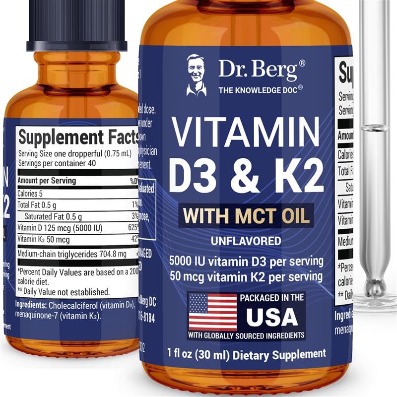 Dr. Berg front label showing product name and strength for clear identification and trust