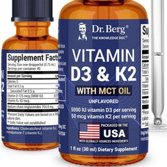 Dr. Berg front label showing product name and strength for clear identification and trust