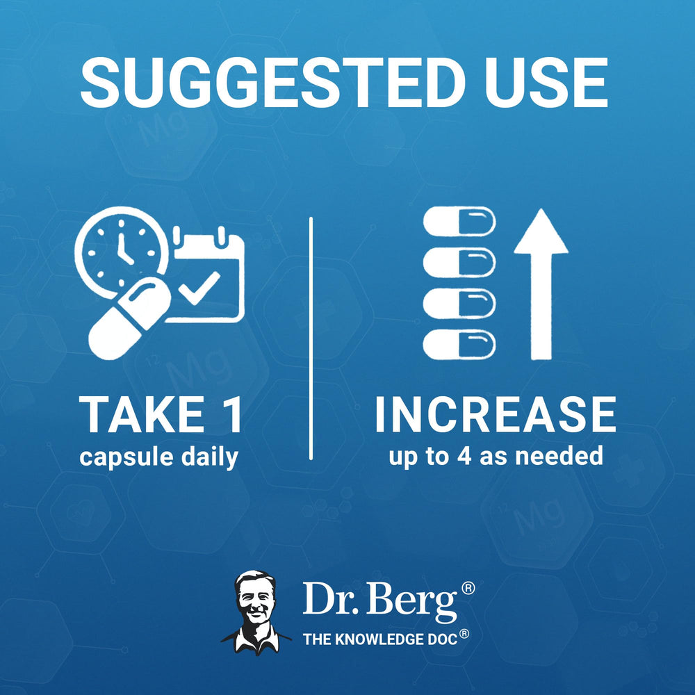 Dr. Berg made in USA seal communicating GMP-certified manufacturing