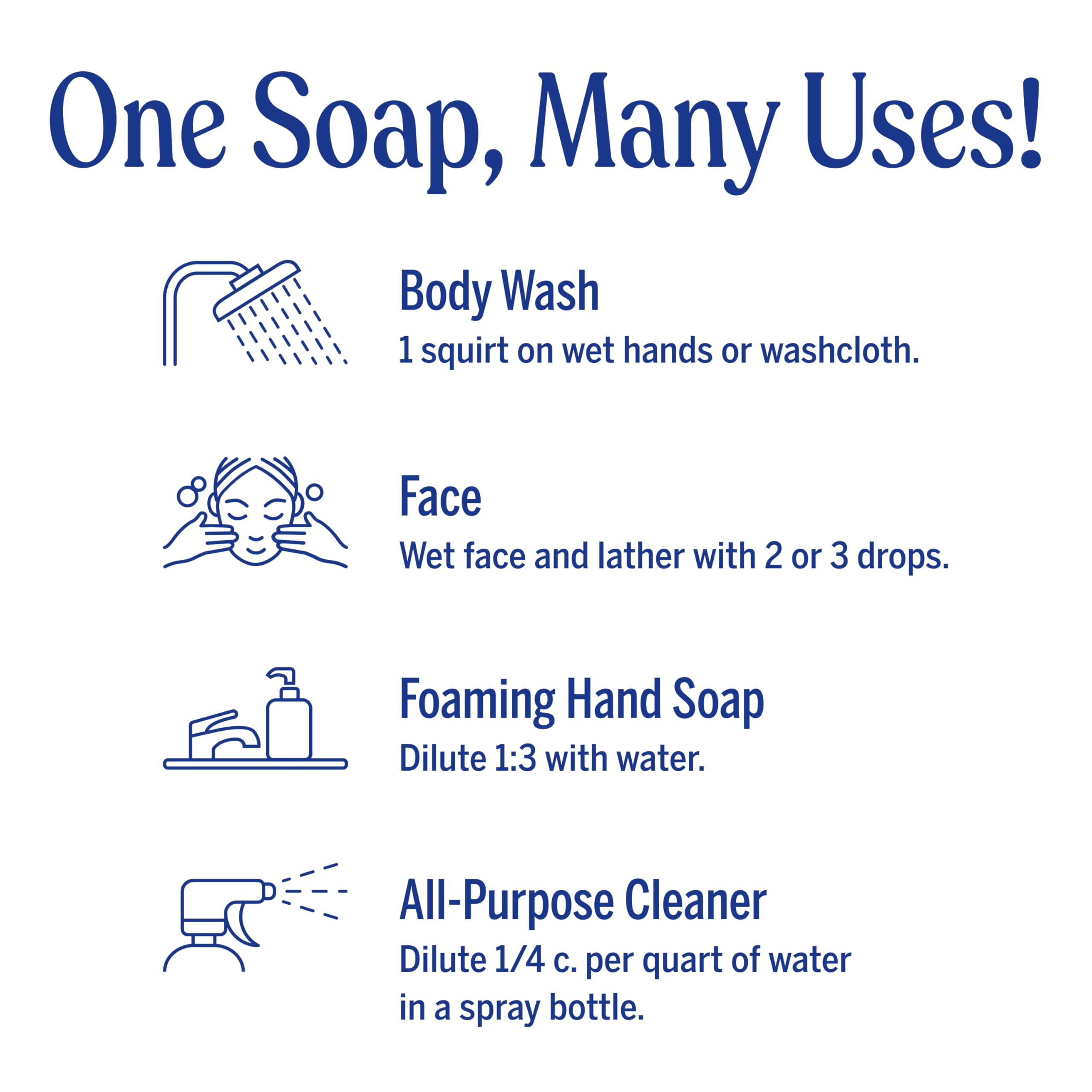 Dr. Bronner's in-shower lifestyle shot showing refreshing eucalyptus scent and daily use