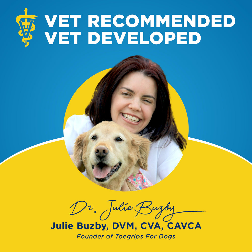 Dr. Buzby's size chart label demonstrating large size fit guidance