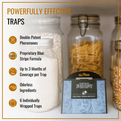Dr. Killigan's folded trap close-up showing texture and easy setup benefit