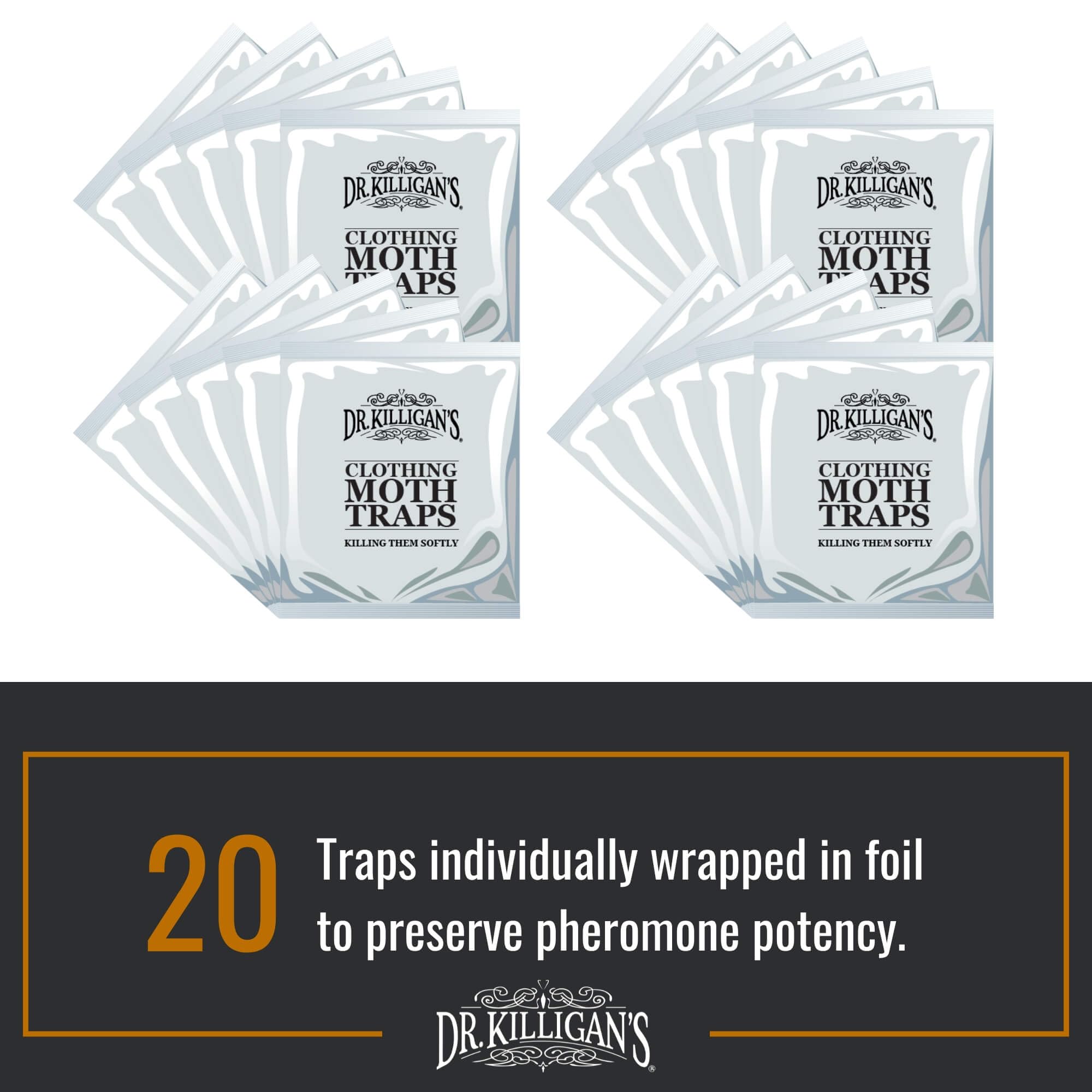 Unfolded Dr. Killigan's trap ready to assemble, highlighting quick peel-and-fold setup advantage
