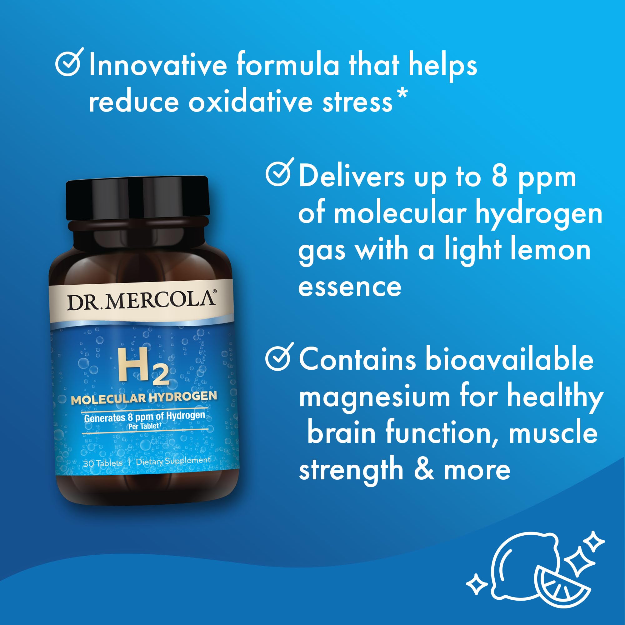 Dr. Mercola product label and directions visible for safe, informed usage
