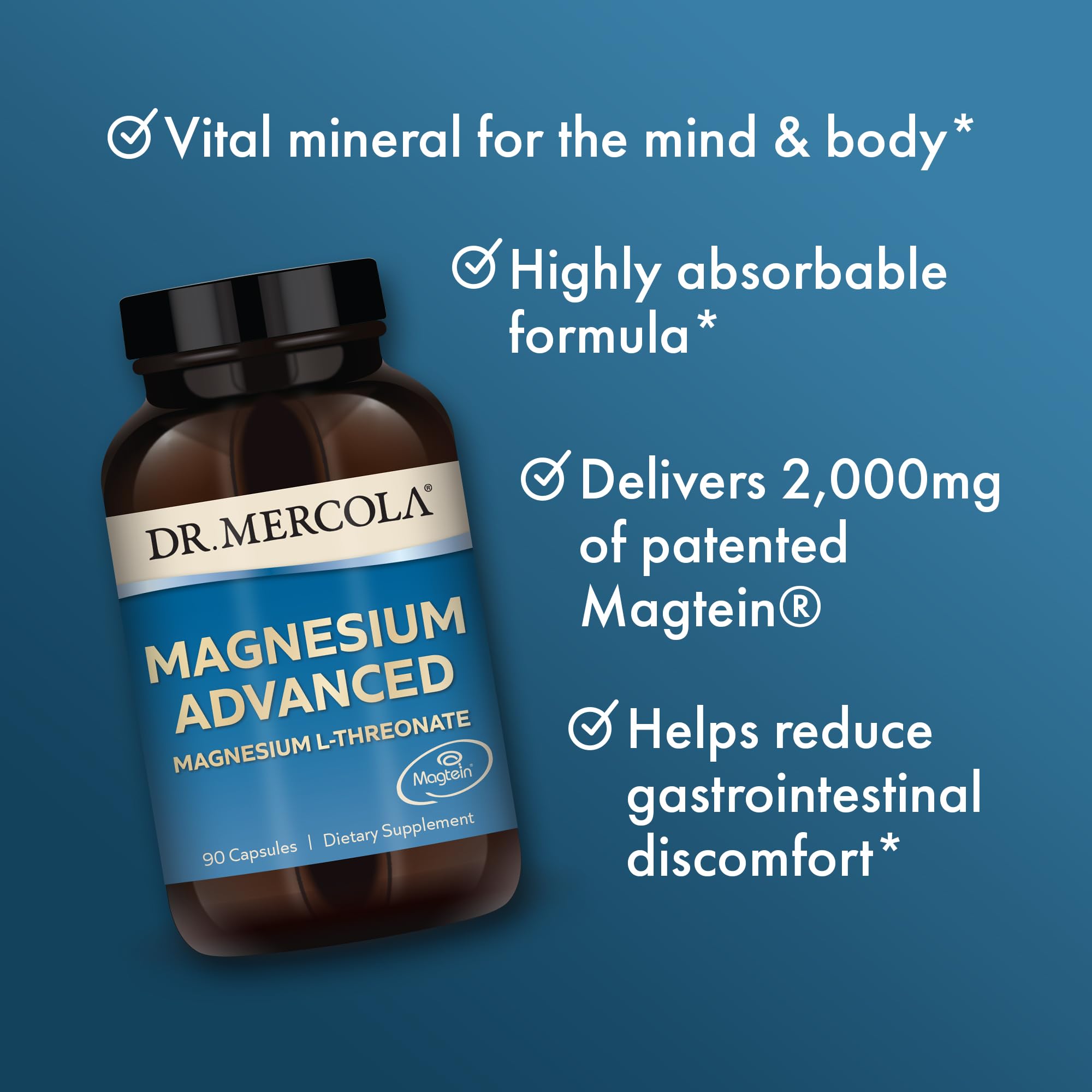 Dr. Mercola capsule opened to show powder texture and purity benefit