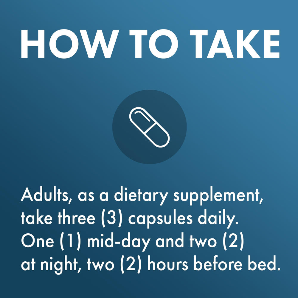 Dr. Mercola bottle on bedside table suggesting evening use for relaxation benefit