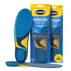 Dr. Scholl's front packaging showing two pairs and product benefits