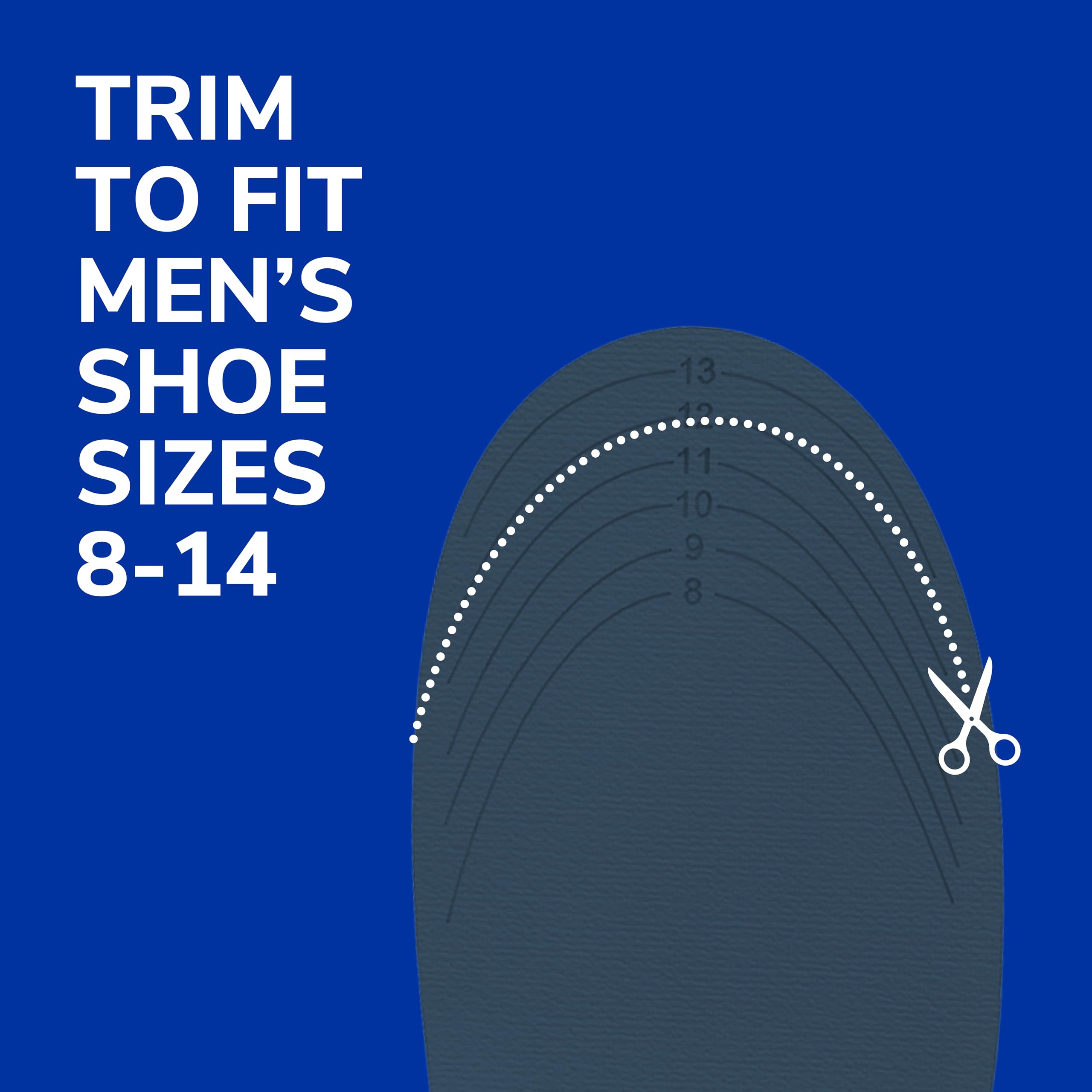Dr. Scholl's insole placed inside a sneaker for immediate comfort