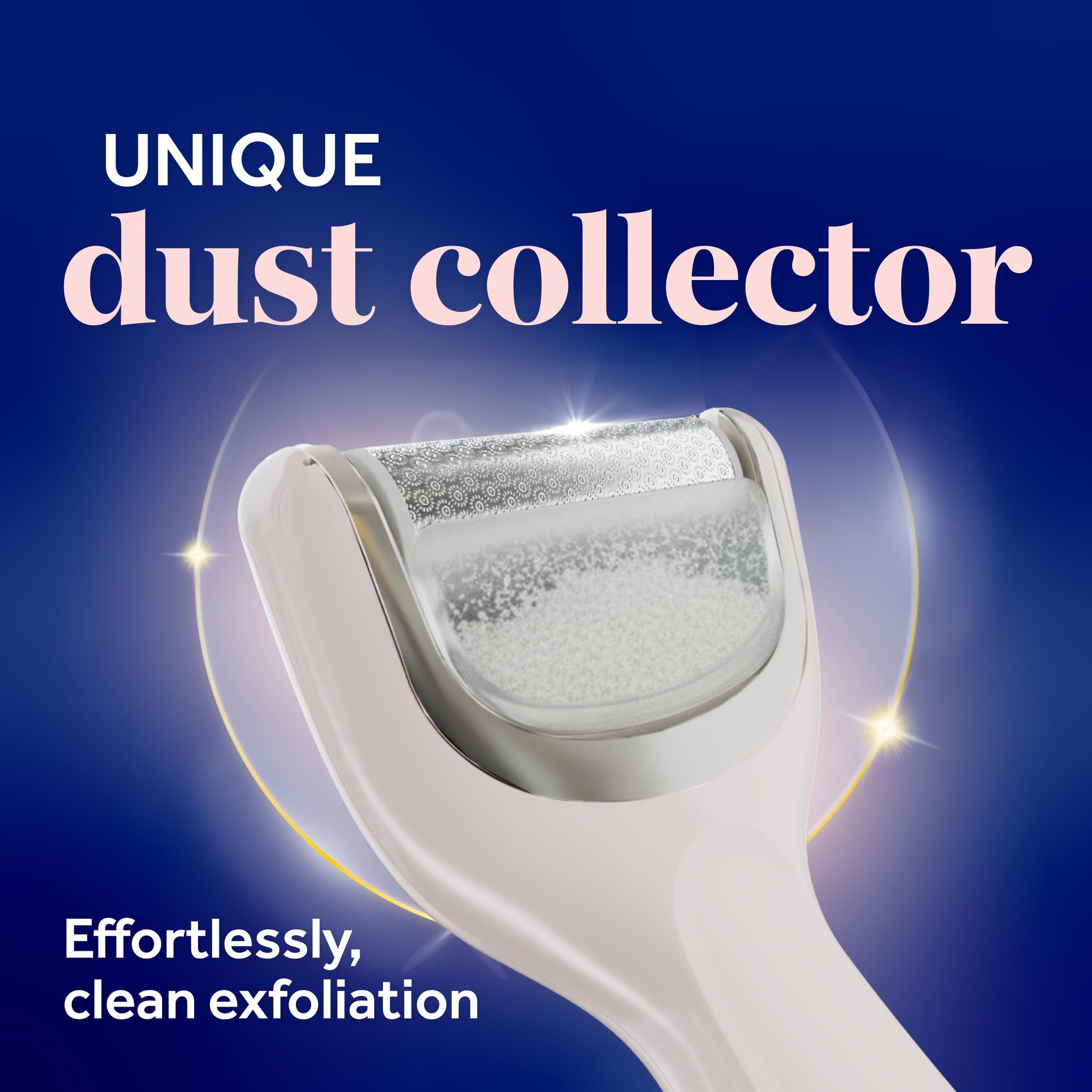 Dr. Scholl's ergonomic soft-grip handle delivering secure control during use