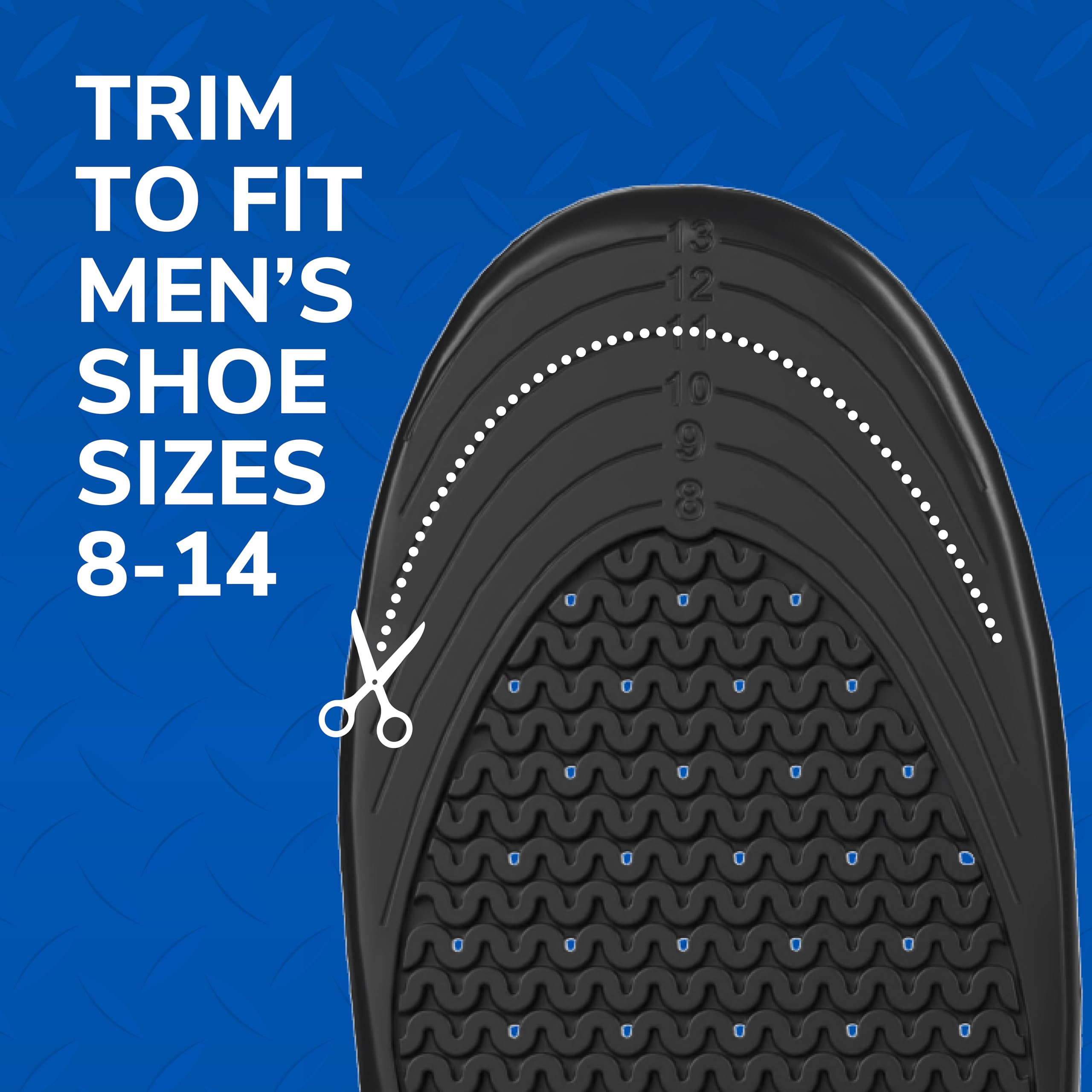 Dr. Scholl's two insoles laid flat to show included pair and symmetry
