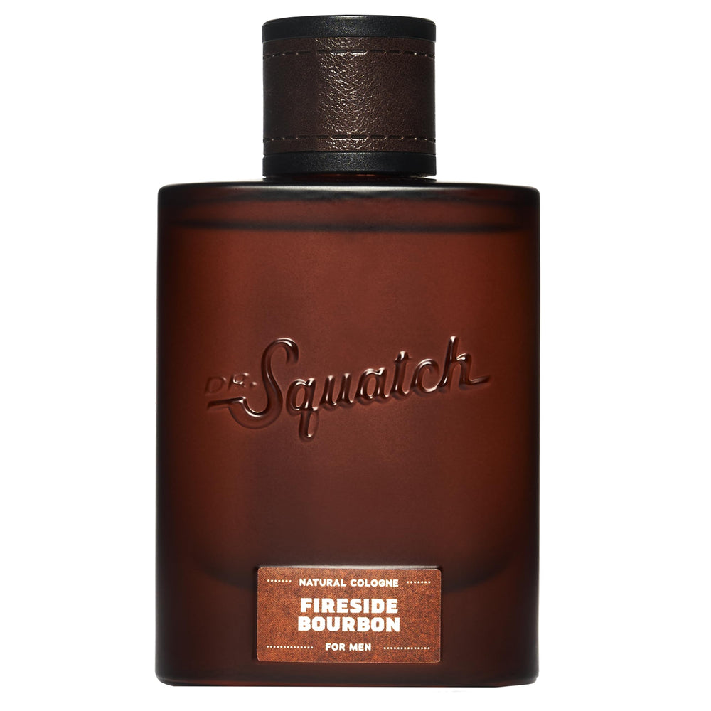 Dr. Squatch Fireside Bourbon with evening outfit showing complementary lifestyle benefit