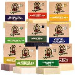 Dr. Squatch front packaging showing assorted scent variety and clean presentation