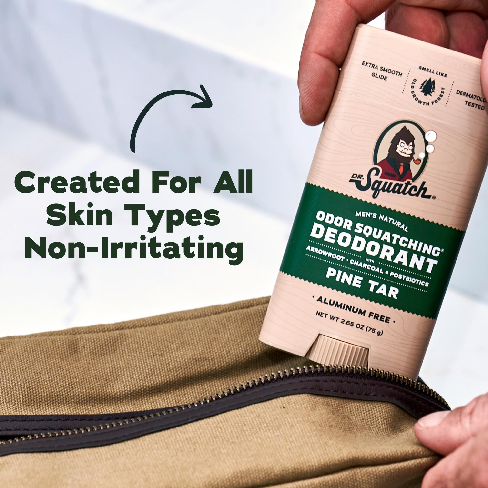 Two-pack boxed Dr. Squatch deodorants staged as gift set for effortless present giving