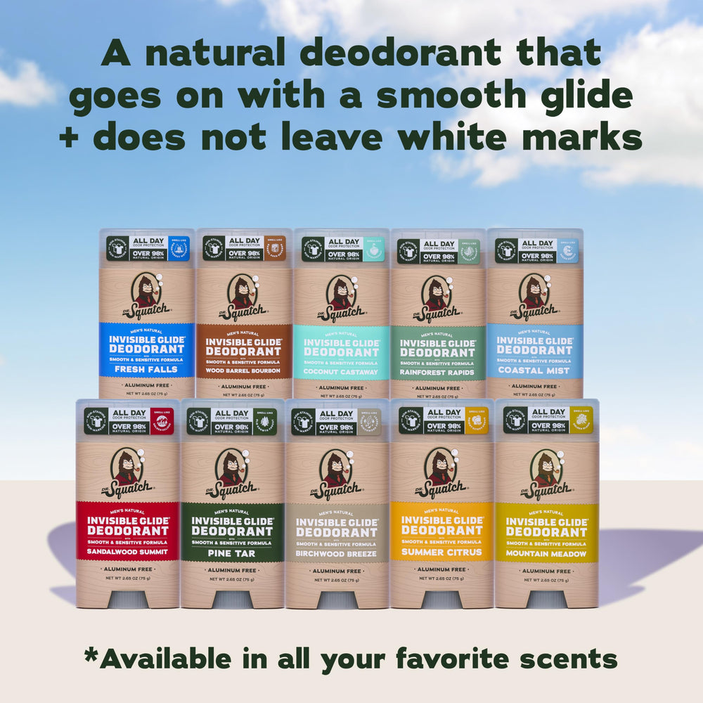 Two-pack packaging of Dr. Squatch ready for gifting or storage highlighting value pack