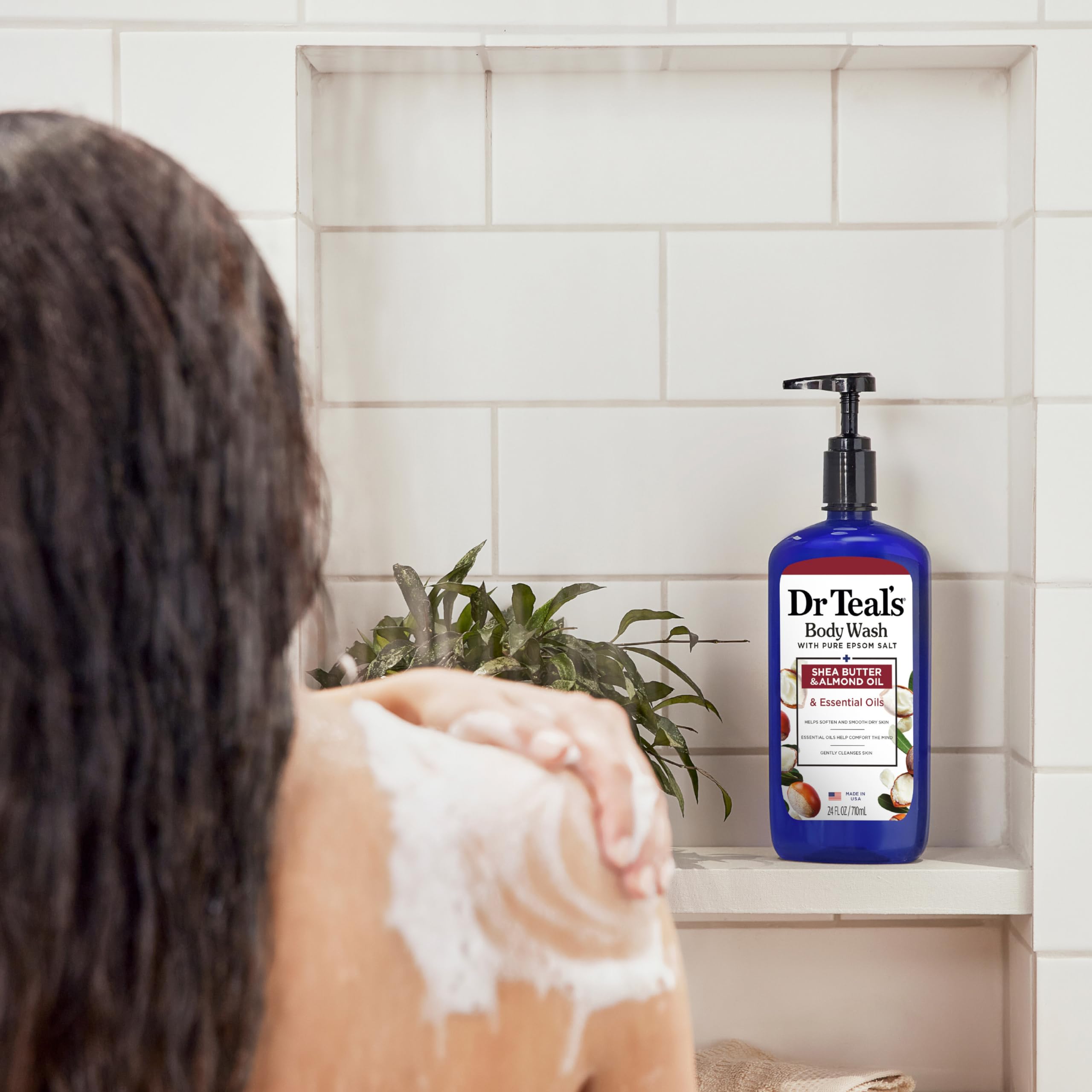 Dr Teal's four bottles pack of four for household convenience and value
