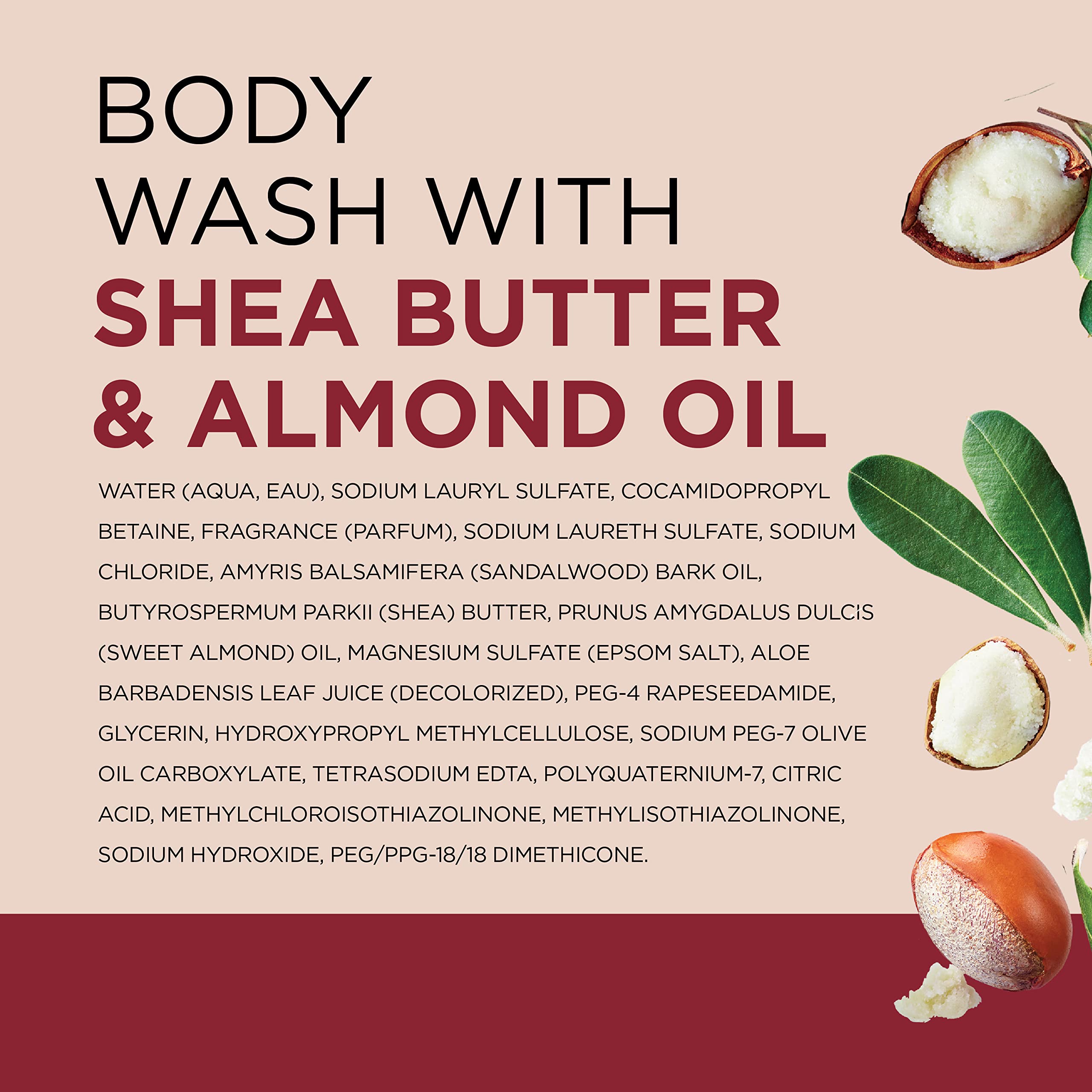 Dr Teal's body wash mixed with Epsom salt showing exfoliation option