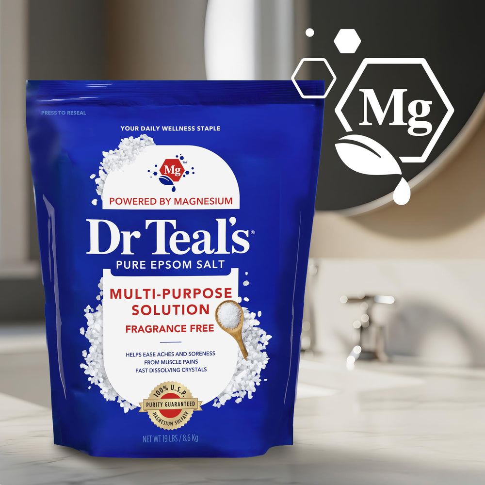 Dr Teal's foot soak basin in use showing relief and recovery