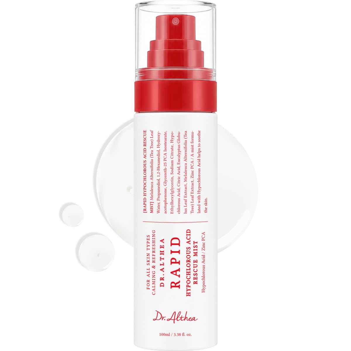 Dr.Althea front packaging showing clear bottle and label for quick recognition