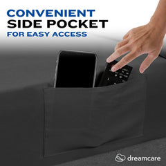 DREAMCARE flat sheet and pillowcases folded display complete set for easy bed setup benefit