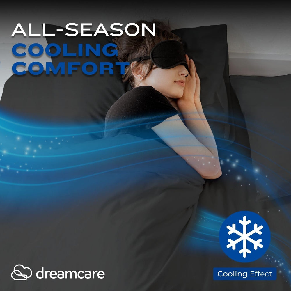 DREAMCARE sheet next to ruler demonstrating deep pocket measurement advantage