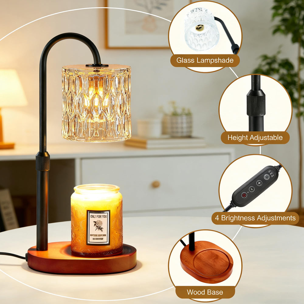 Dreamholder side profile on mantel showing ambient lighting and decor upgrade