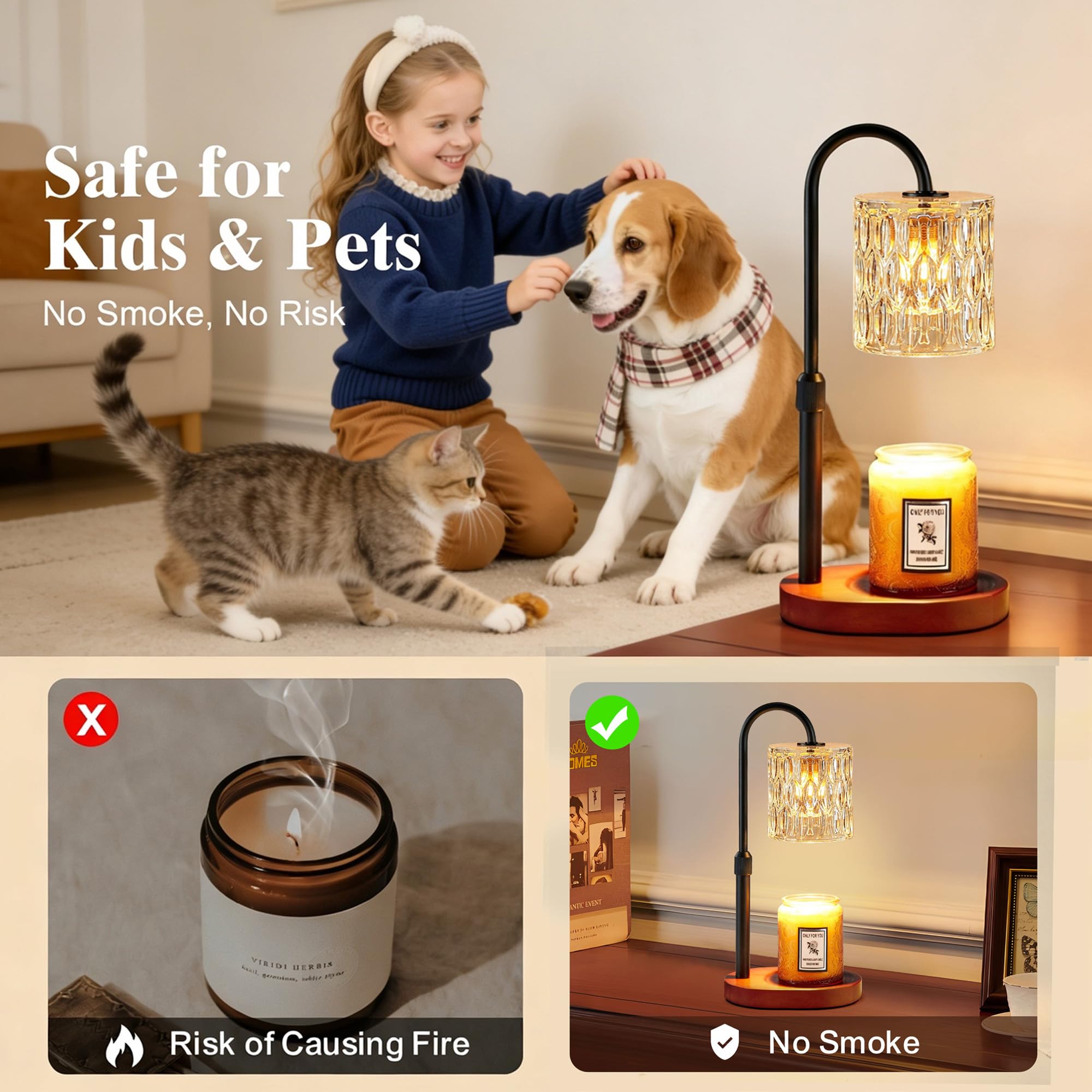 Dreamholder next to common objects showing compact scale and space-saving benefit