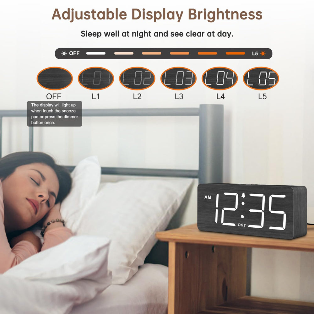 DreamSky on a nightstand in bedroom setting offering stylish functional decor