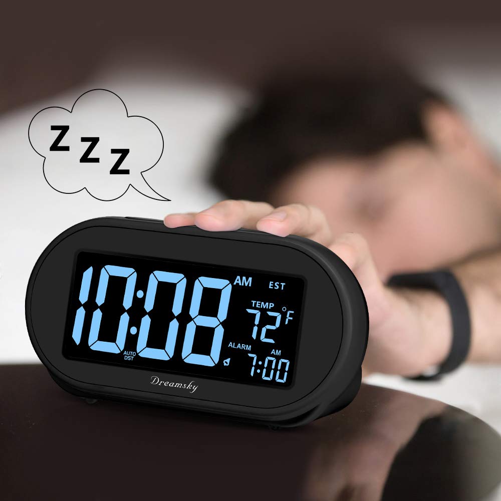 DreamSky placed on bedside table in bedroom setting for organized charging