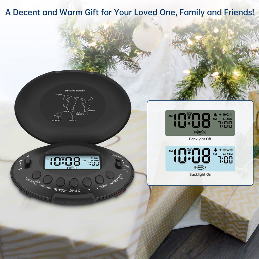 DreamSky on a nightstand in a bedroom setting promoting reliable mornings
