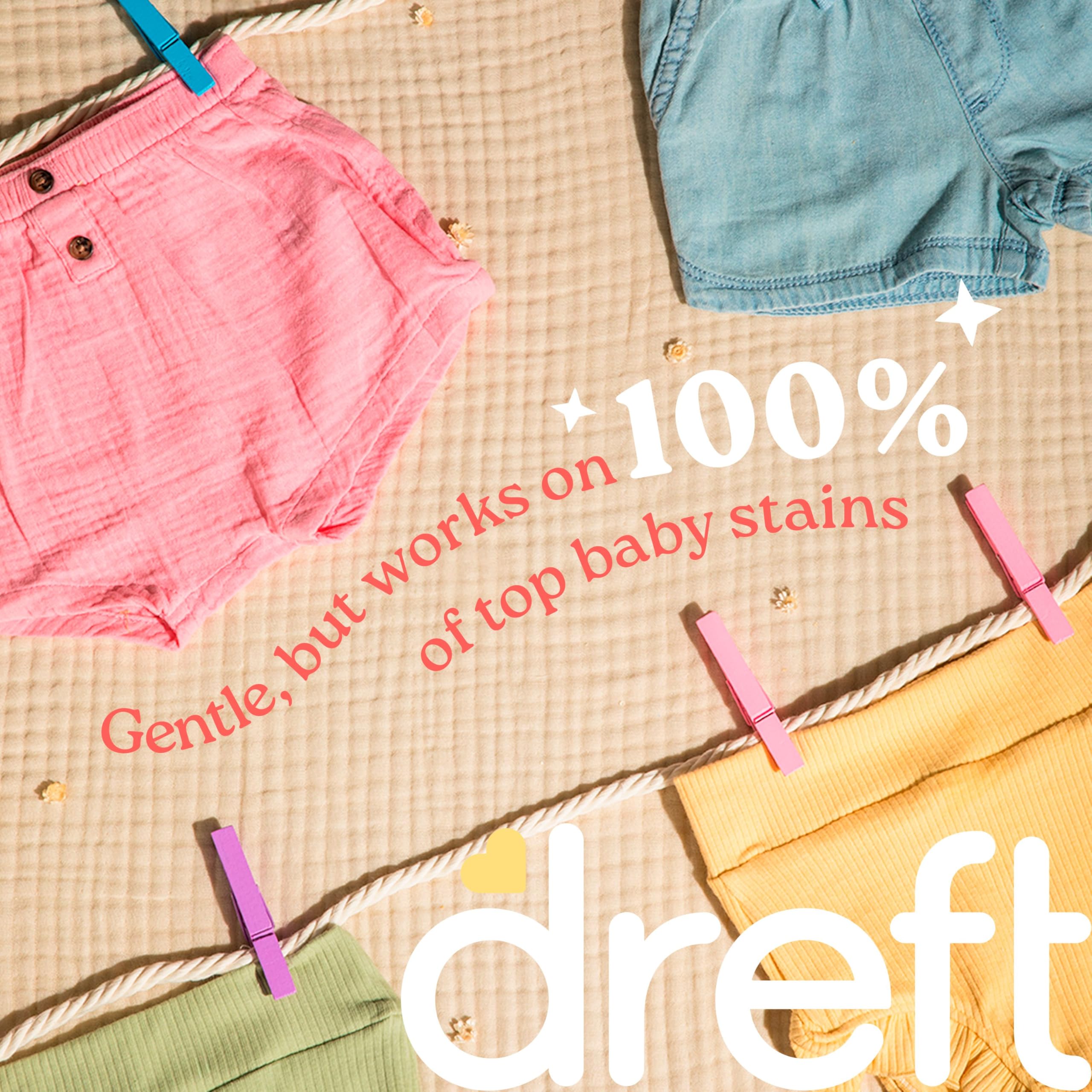 Dreft bottle cap used as measuring cup for precise, low-residue washes