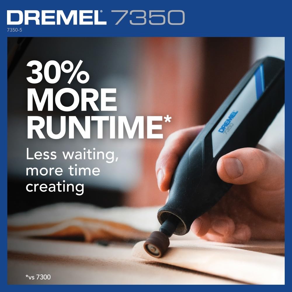 Dremel 7350 packaging and kit contents ready-to-use out of the box