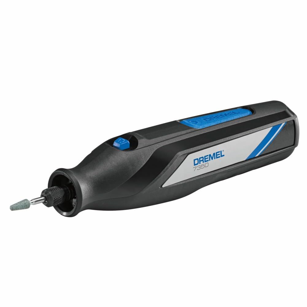 Dremel 7350 USB-C port detail highlighting fast convenient charging