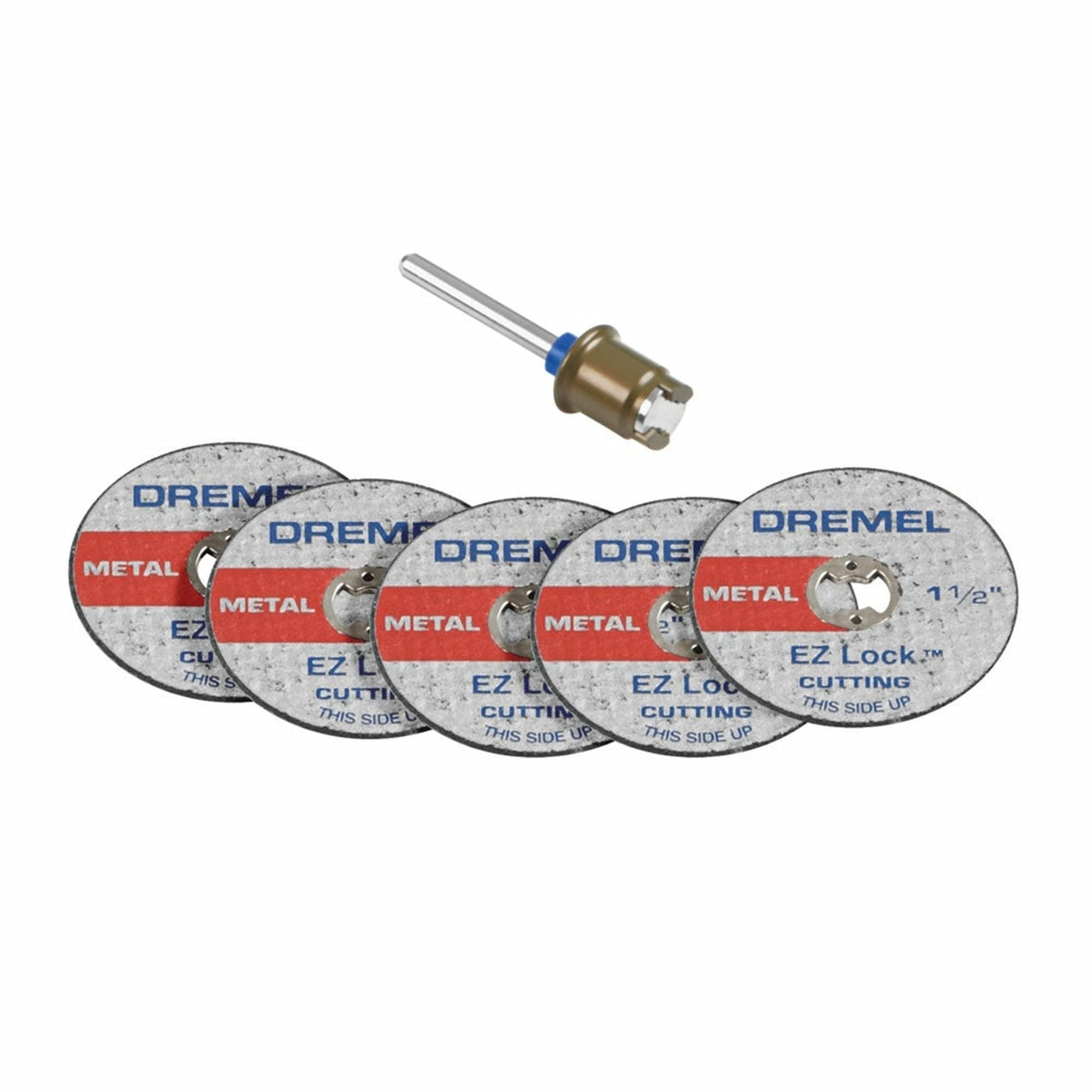 Dremel product kit packaging showing EZ-Lock starter kit benefits and contents