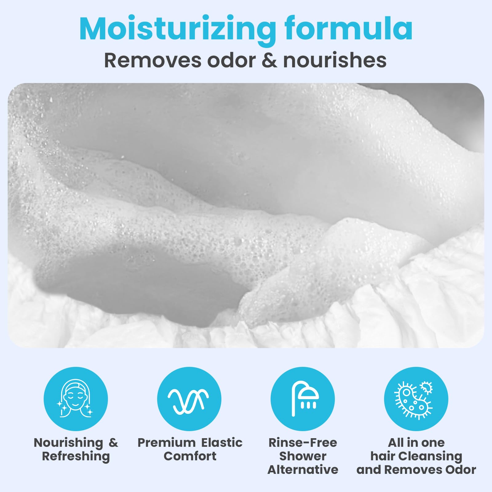 Drench! Medical label close-up highlighting aloe vera and vitamin E ingredients