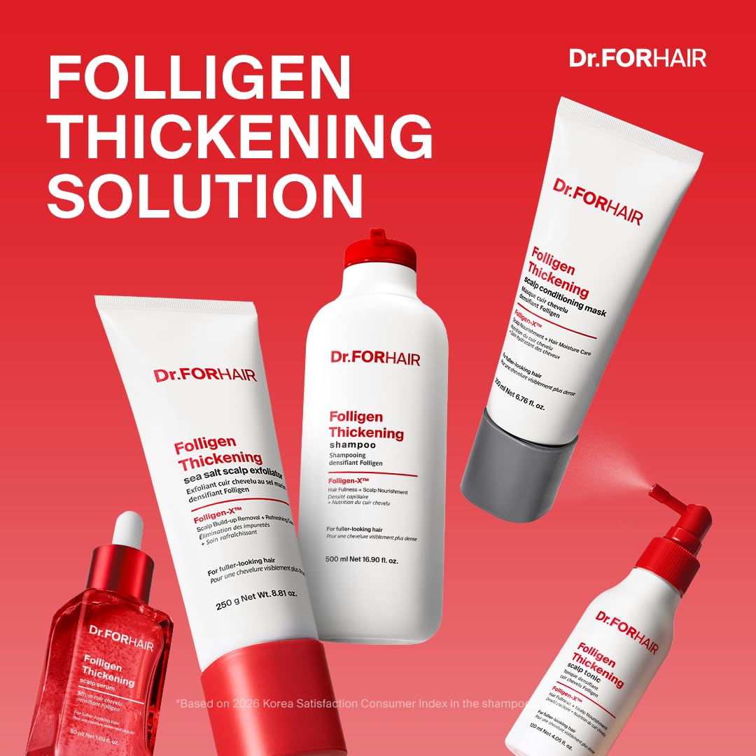 DR.FORHAIR placed on bathroom shelf for lifestyle convenience