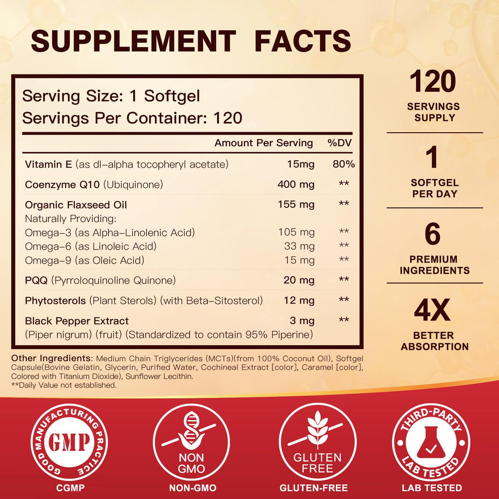 DRFOSTER supplement facts label view showing ingredient transparency and potency
