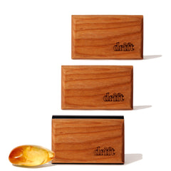 drift amber front packaging showing three scent blocks and metal clip, highlights starter kit benefit