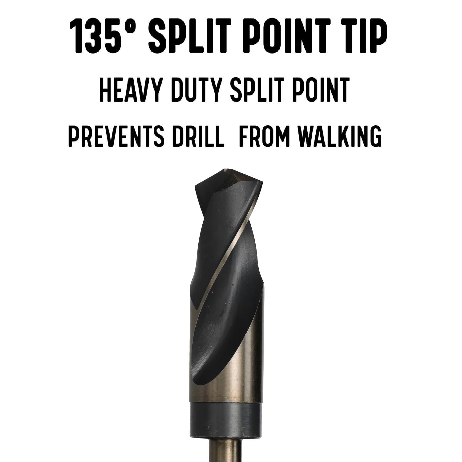 Drill America spiral flute profile demonstrating efficient chip evacuation and reduced clogging