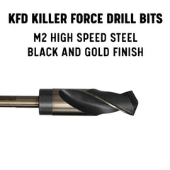 Drill America reduced 1/2 inch shank detail enabling larger diameters to fit standard portable chucks