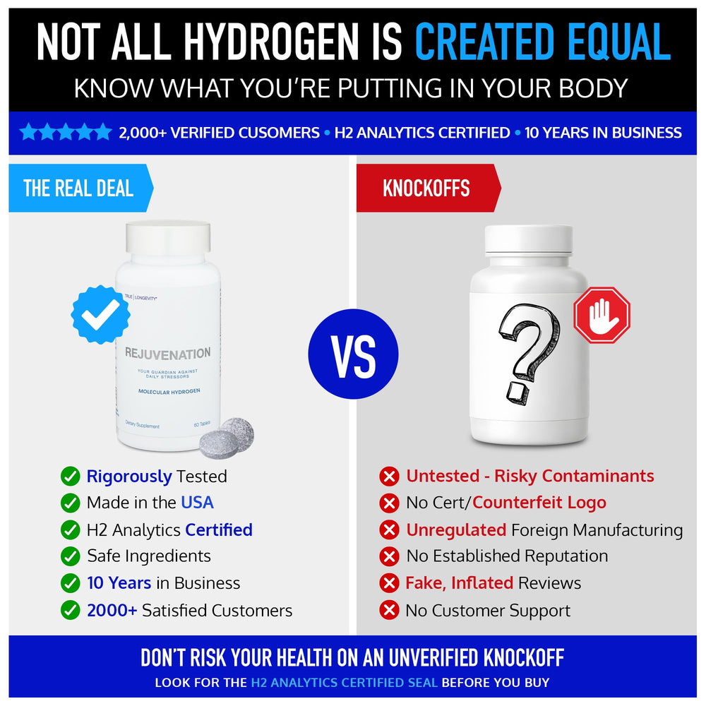 Drink HRW tablet effervescing in glass, demonstrating quick hydrogen release