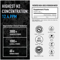 Drink HRW tablets close-up texture, highlighting fast dissolution benefit